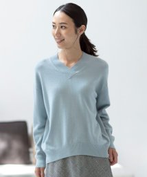 J.PRESS LADIES（LARGE SIZE）/【洗える】CASHMERE BLEND Vネック ニット/505685685