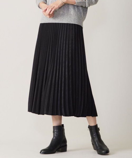 【洗える】マロンサテン プリーツ スカート Aラインスカート DGJ1474387817(11220円)