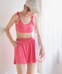 SEA DRESS(シードレス)/パイル素材ショートパンツ/ピンク