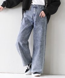 e-zakkamaniastores(イーザッカマニアストアーズ)/ワイドストレート デニムパンツ/その他