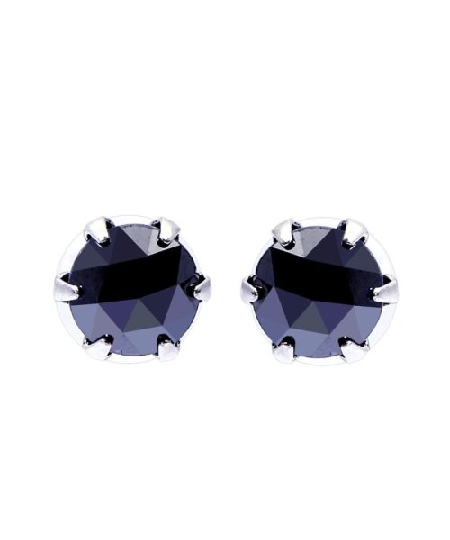 LARA Christie(ララクリスティー)/ララクリスティー ピアス Pt900 ブラックダイヤモンド 計0.5ct 6本爪 プラチナムコレクション le56－0016/プラチナ