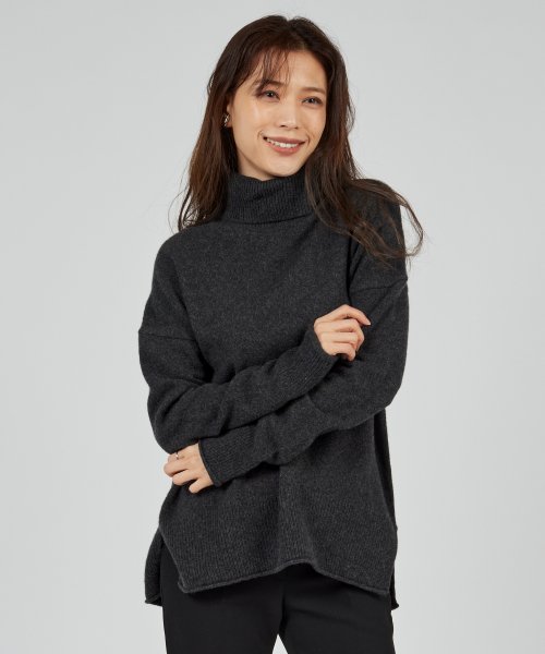 Theory(セオリー)/ニット  RENEWED CASHMERE TNECK KA/ペサルメランジ