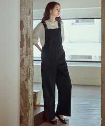 NIJYUSANKU（LARGE SIZE）(２３区（大きいサイズ）)/【SLOW/一部店舗限定】SLOW DENIM サロペット/ブラック系