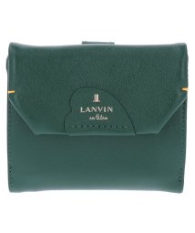 LANVIN en Bleu(BAG)(ランバンオンブルー（バッグ）)/ルイーズ 二つ折り財布/グリーン