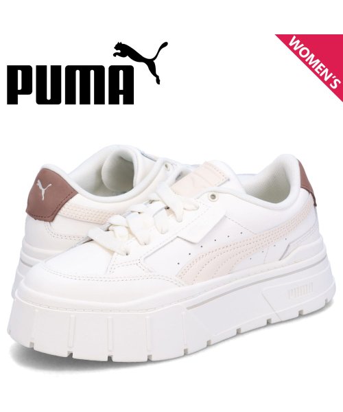 PUMA(プーマ)/PUMA プーマ スニーカー メイズ スタック ソフト ウィメンズ レディース 厚底 MAYZE STACK SOFT WMNS ホワイト 白 391083－0/その他