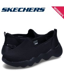 SKECHERS/スケッチャーズ SKECHERS スリッポン スニーカー ゴーウォーク メッセージ フィット レディース GO WALK MASSAGE FIT ブラック 黒 /505765065