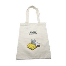 cinemacollection/ねずみのANDY トートバッグ A4サイズトート IVORY アンディ ロータスウイング プレゼント キャラクター グッズ /505765403