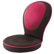 BACKYARD FAMILY(バックヤードファミリー)/背筋がGUUUN 美姿勢座椅子 コンパクト/ピンク