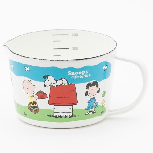 BACKYARD FAMILY(バックヤードファミリー)/PEANUTS ホーロー メジャーカップS/グリーン