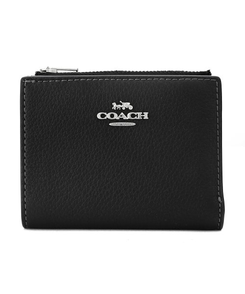 COACH(コーチ)/COACH コーチ アウトレット 2つ折り財布 CM315 SVDTV/ブラック