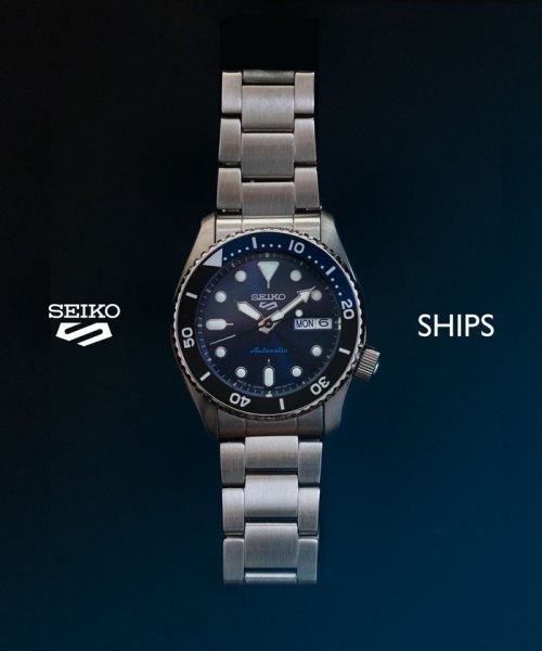 SHIPS MEN(シップス　メン)/【SHIPS別注】SEIKO:  5SPORTS MID SIZ 38mm/ネイビー