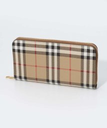 BURBERRY/バーバリー BURBERRY 8070598 長財布 LS ELMORE DFC レディース 財布 チェック＆レザー ラウンドジップウォレット エルモア ラウン/505767118