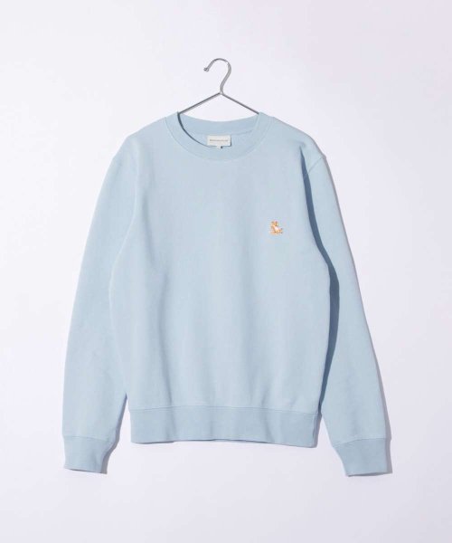 MAISON KITSUNE(メゾンキツネ)/メゾンキツネ MAISON KITSUNE LM00303KM0001 スウェット CHILLAX PATCH REGULAR SWEATSHIRT メンズ 長/ライトブルー