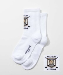 MAISON KITSUNE/メゾンキツネ MAISON KITSUNE LM06405KT0010 靴下 FOX BLAZON SPORTY SOCKS メンズ フォックス ブレイゾン ス/505767387