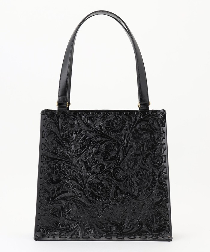 GRACECONTINENTAL Carving Tote Bag ブラック F GRACECONTINENTAL Carving Tote Bag ブラック F