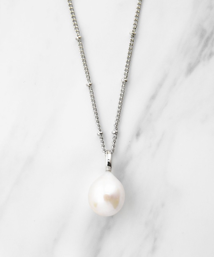 NOBLE PEARL NECKLACE 淡水バロックパール ネックレス(505767876