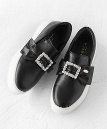 TOCCA(TOCCA)/【晴雨兼用】【軽量・機能素材】BIJOUX RIBBON SNEAKERS スニーカー/ブラック系