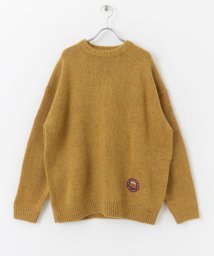 URBAN RESEARCH Sonny Label(アーバンリサーチサニーレーベル)/POLeR　MIXTWEED ELBOW PATCH KNIT/CARAMEL