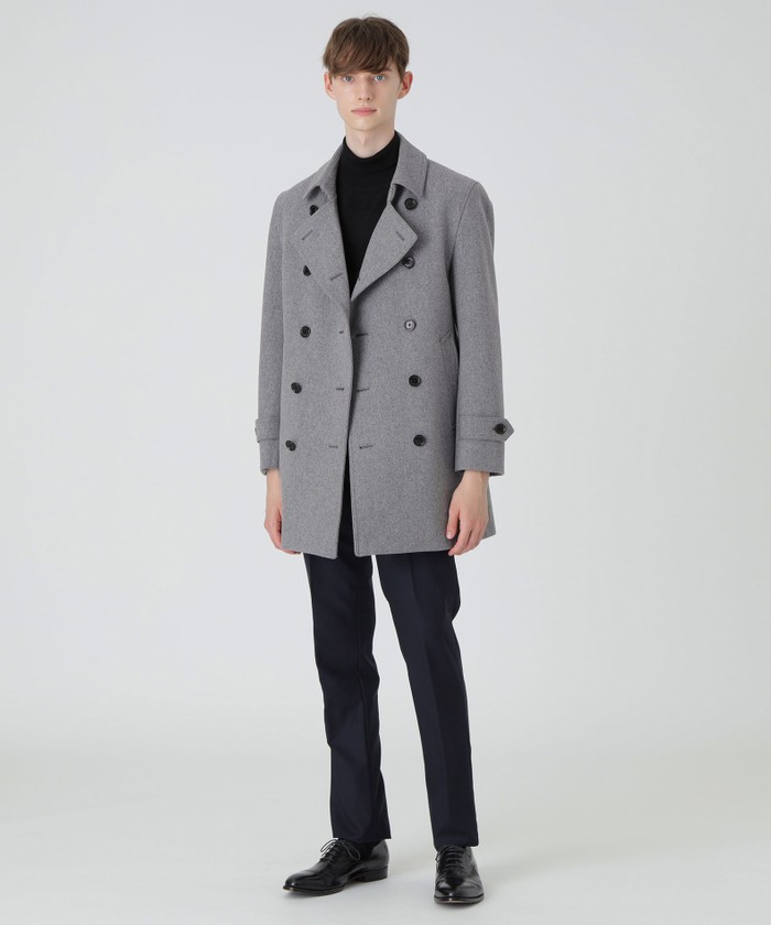 限定】メルトンショートトレンチコート(505738910)｜HANKYU MEN'S