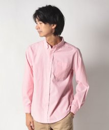 STYLEBLOCK(スタイルブロック)/オックス長袖ボタンダウンシャツ/ピンク