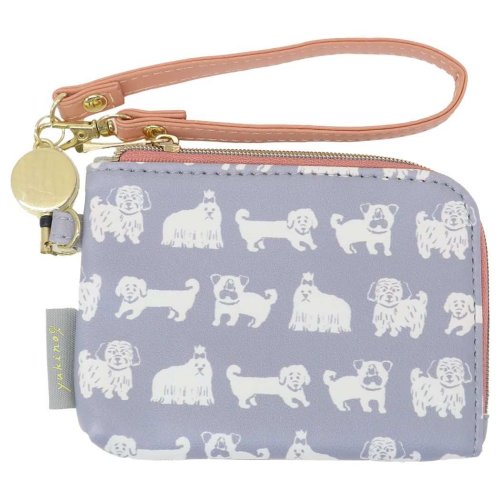 yukino 小銭入れ＆定期入れ パスポーチ 小型犬たち いぬ ディバージョン パスケース コインケース ICカードケース おしゃれ プレゼント グッズ 人気・おすすめ｜使いやすい・旅行におすすめ 品質保証 全国発送 正規品・日本国内発送・安心保証付き