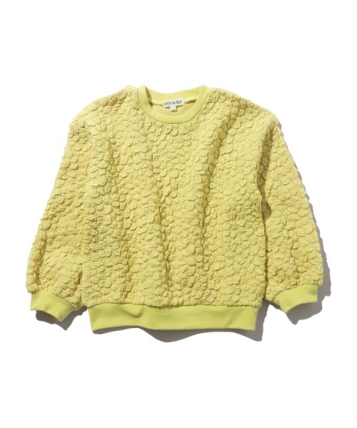 SHOO・LA・RUE(Kids) (シューラルーキッズ)/【110－140cm】ぽこぽこジャカードプルオーバー/イエロー（031）