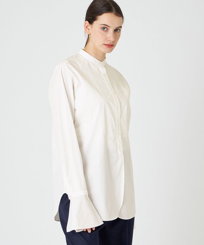 BEIGE, - BEIGE, ベイジ ブラウス ホワイト バックファスナー BEIGE，（ベイジ，）通販 - HAPPY PLUS STORE