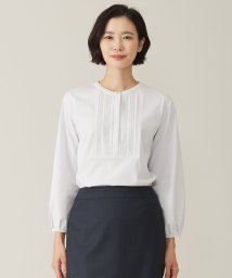 J.PRESS LADIES（LARGE SIZE）/【吸水速乾】プレーティングジャージー ハシゴレース カットソー/505768882