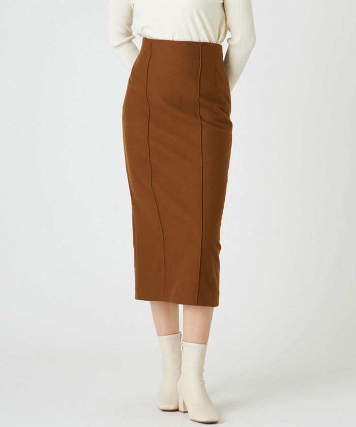 BEIGE MAZARINE / Iラインスカート LBROWN 2 BEIGE MAZARINE / Iラインスカート LBROWN 2