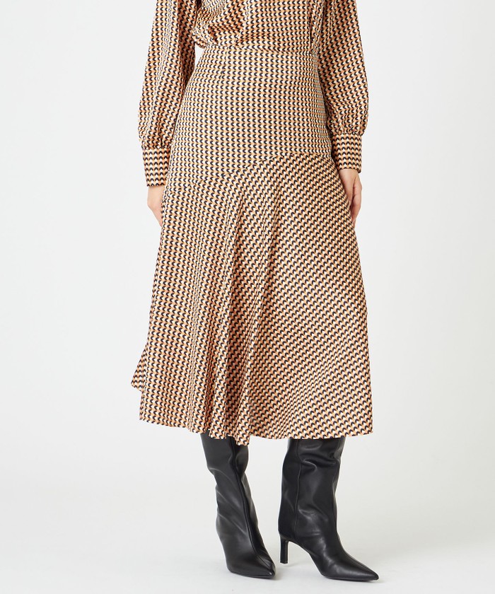 BEIGE MABILLON / フレアスカート PEACHXECRU 4 BEIGE MABILLON / フレアスカート PEACHXECRU 4