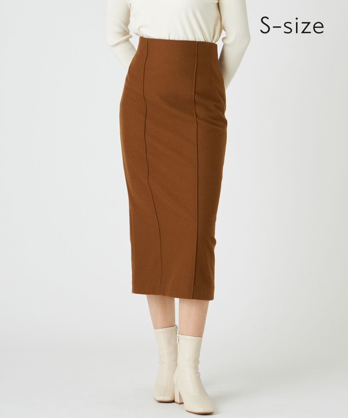 BEIGE MAZARINE / Iラインスカート LBROWN 32 BEIGE MAZARINE / Iラインスカート LBROWN 32