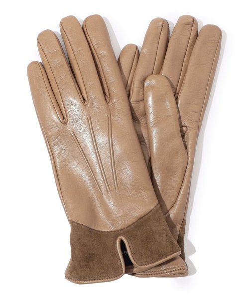 TOMORROWLAND GOODS(TOMORROWLAND GOODS)/GALA GLOVES スエードコンビグローブ /43ベージュ