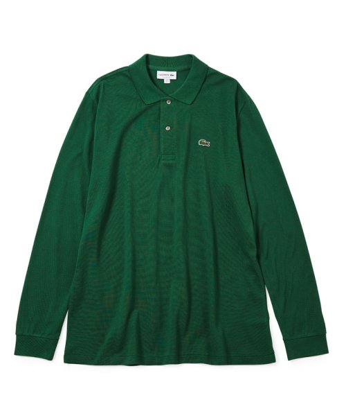 JUNRed(ジュンレッド)/LACOSTE オリジナルフィット 長袖 ポロシャツ L1312DL/グリーン（30）