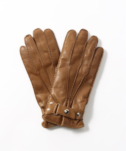 JOURNAL STANDARD(ジャーナルスタンダード)/【Italguanto /イタルグアント】sheep leather belt glove/キャメル