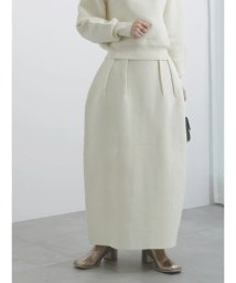 Te chichi(テチチ)/ガーター編みコクーンスカート（セットアップ可）/オフホワイト