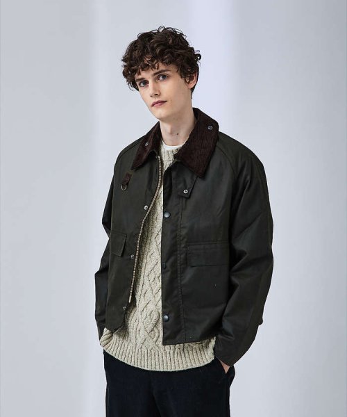 【BARBOUR / バブアー】ワックス スペイ ジャケット / BARBOUR 高い防水性はそのままに全天候向きで動きやすく モデル：H186 B86 W72 H89