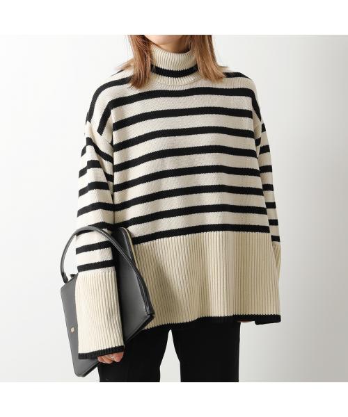 Toteme セーター 212 562 758 ストライプ タートルネック