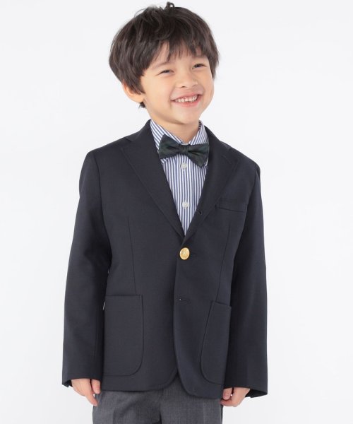 SHIPS KIDS(シップスキッズ)/SHIPS KIDS:100～130cm / ウール メタル ボタン ジャケット/ネイビー