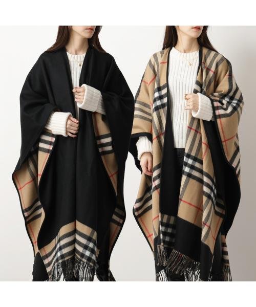 セール】BURBERRY ケープ 8037423 チェック ポンチョ (505770291  