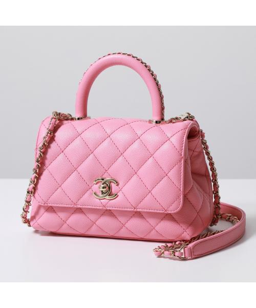 CHANEL ショルダーバッグ マトラッセ ココハンドル ミニ XXS(505770645