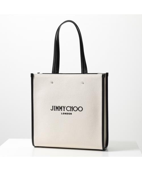 JIMMY CHOO(ジミーチュウ)/Jimmy Choo トートバッグ N/S TOTE/M CZM ロゴ/ナチュラル