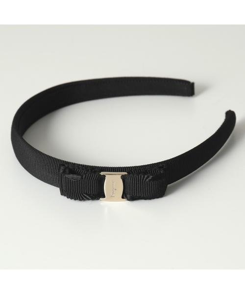 SALVATORE FERRAGAMO カチューシャ 34 6971 660977 ヴィラリボン - 価格 