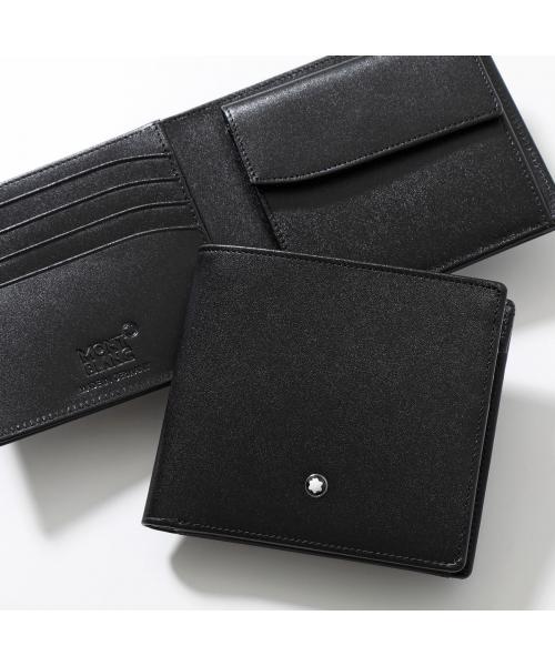 セール】MONTBLANC 二つ折り財布 MST Wallet 4cc Coin Case Black 7164