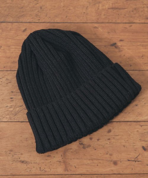 URBAN RESEARCH DOORS(アーバンリサーチドアーズ)/WOOL MIX KNIT CAP/BLACK