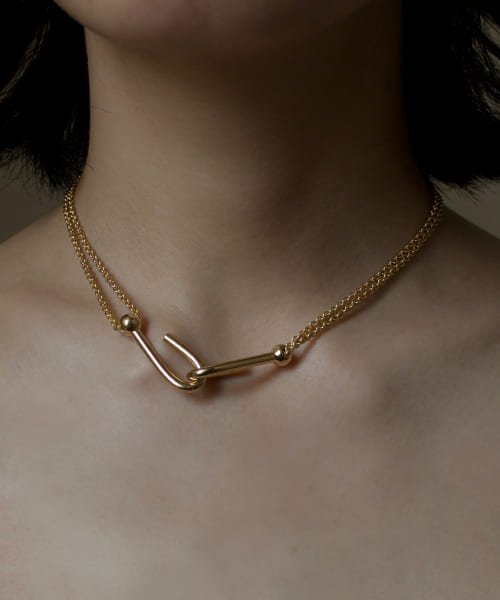 URBAN RESEARCH(アーバンリサーチ)/『別注』Naotokojima×URBAN RESEARCH　short ball necklace/GOLD