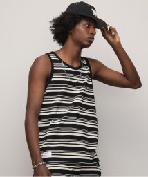 Schott(ショット)/HORIZONTAL STRIPES TANK TOP/ホライゾンタル ストライプ タンクトップ/ブラック