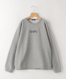 SHIPS KIDS(シップスキッズ)/SHIPS KIDS:145～160cm / 刺繍 ロゴ スウェット/ヘザーグレー