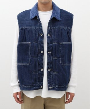 JOURNAL STANDARD relume Men's/【PORTER CLASSIC / ポータークラシック】STEINBECK DENIM BOA VEST/505774173