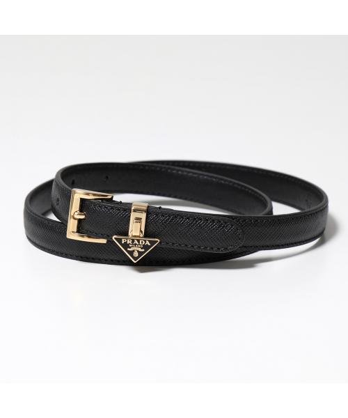 PRADA ベルト 1CC499 053 レザー 三角ロゴ メタルチャーム PRADA ベルト 1CC499