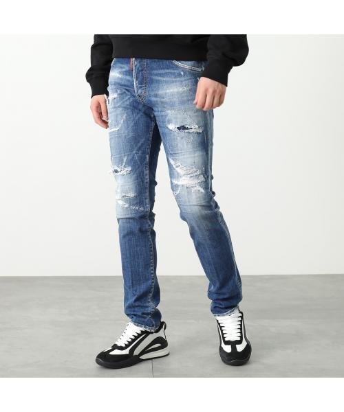 DSQUARED2 ジーンズ S74LB1266 S30342 デニム ダメージ - 豊富な爆買い 